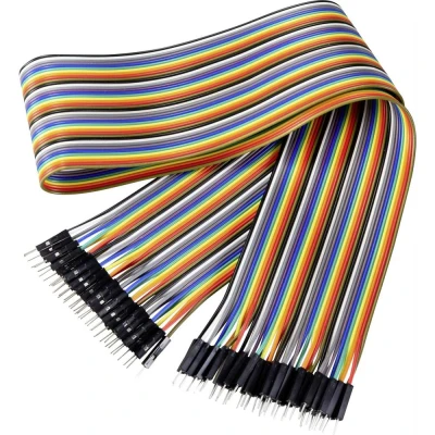 Immagine di Renkforce JKMM406 Cavo jumper Arduino, Banana Pi, Raspberry Pi [40x spina 40x jumper] 60.00 cm Colorato