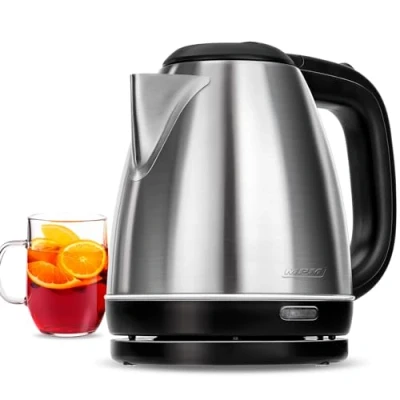 Immagine di MPM MCZ 84M Bollitore Elettrico, Capacità 1 L, senza Fili, BPA, Spegnimento Automatico, 1600W