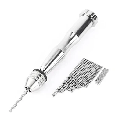 Immagine di Drill Twist a Mano con Punte da Sole 25 HHS Utensili Rotativi Elicoidali Set Portata Mandrino 0,3 3,6 mm