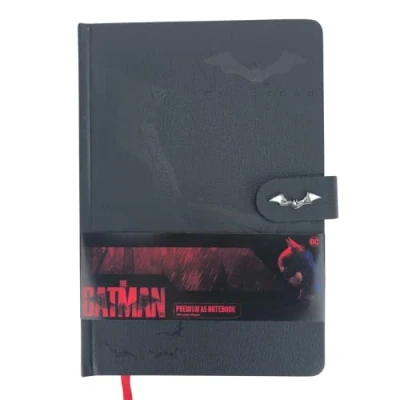 Immagine di Pyramid International Taccuino Batman in pelle, formato A5, motivo Batsymbol, prodotto ufficiale (SR73653)