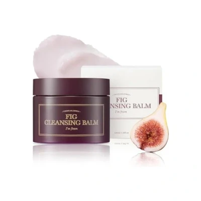 Immagine di I&#039;m from balsamo detergente al fico 100ml, struccante coreano, vegano, facile da risciacquare, acqua di olio 7,8% con peptide e amminoacido, fondente per il trucco in