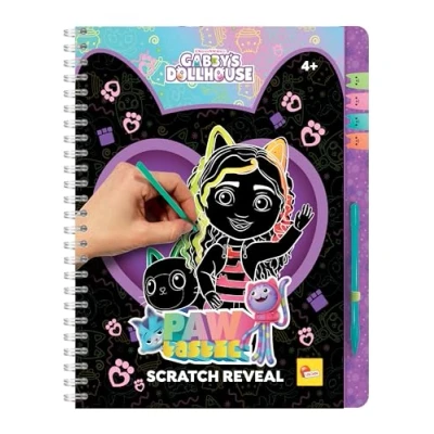 Immagine di Gabby&#039;s dollhouse sketchbook pawtastic scratch reveal in display 12