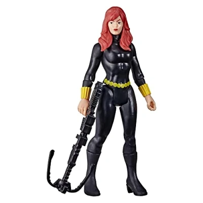 Immagine di Marvel Hasbro Legends Series, Action Figure di Black Widow della Retro 375 Collection da 9,5 cm, 1 Accessorio, Multi