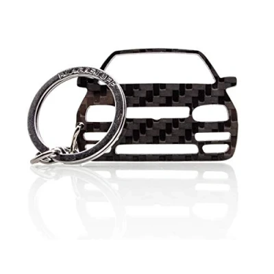 Immagine di BlackStuff Portachiavi In Fibra Di Carbonio Compatibile Con Golf GTI Mk3 1991 1997 BS 850