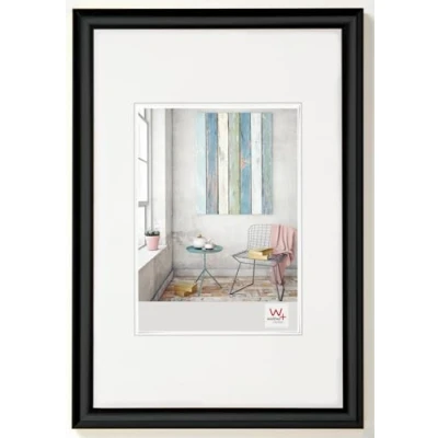 Immagine di walther design nera 18 x 24 cm Cornice in plastica Trendstyle KP824B