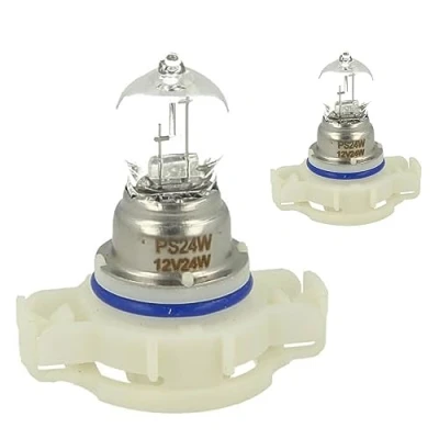 Immagine di CARALL 2 Pezzi di Lampade Alogena 12V Per Auto (PS24W FF 24W PG20 3)
