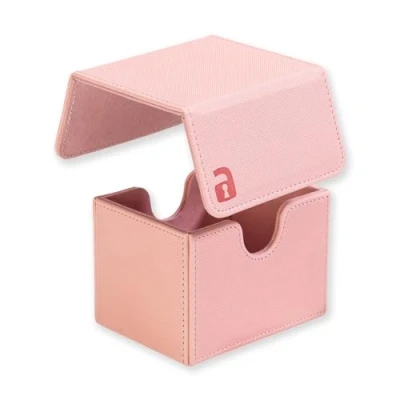 Immagine di Vault X Exo Tec Modulo modulare per 100+ carte TCG, coperchio magnetico staccabile, compatibile con Commander e collezionabili standard, colore: rosa