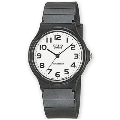 Immagine di Casio Orologio Analogico Quarzo Uomo con Cinturino in Resina, MQ 24 7B2LEG