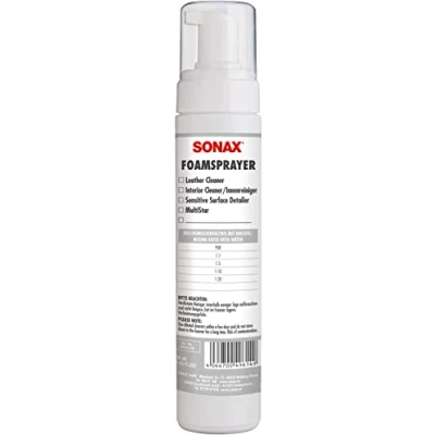 Immagine di SONAX schiuma spray FoamSprayer (250 ml) produce una voluminosa e lunga. Utilizzabile all&#039;interno del veicolo Art. 04961410