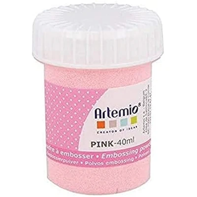 Immagine di Artemio Polvere per goffratura, 40 ml, Colore: Rosa