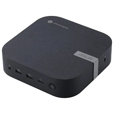 Immagine di ASUS CHROMEBOX5 S3006UN Mini PC Chrome OS, Processore CPU Intel I3 1220P, supporta fino a 4 Display 4K, WiFi 6E, 2.5G Ethernet, Caricatore Wireless da 15W, Google Play, Nero