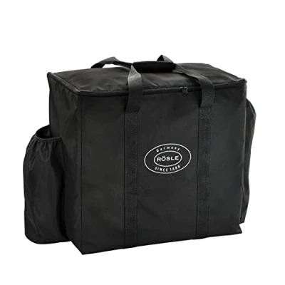 Immagine di RÖSLE borsone VIDERO G2 P, borsa di alta qualità per il trasporto del barbecue portatile, con ampi spallacci, comoda cerniera e scomparto accessori