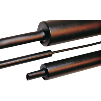 Immagine di HellermannTyton 323 10400 Termoretraibile senza colla Nero 40 mm 12 Restringimento:4:1 1 m