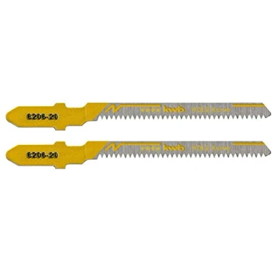 Immagine di kwb 620620 Lame per seghetto alternativo, lavorazione del legno, HCS, gambo a una camma, 2 curve pz.