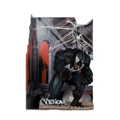 Immagine di McFarlane Toys Marvel Venom 1:10th Scala da collezione con scena (The Amazing Spider Man # 316)