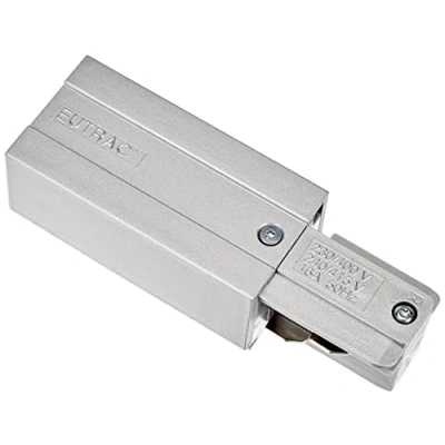 Immagine di Eutrac 145524 Componente per sistema su binario ad alta tensione Kit connettori SLV Argento