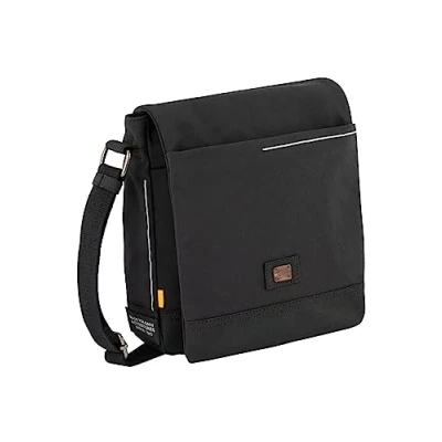 Immagine di camel active Borsa a Tracolla da Uomo City Bb8 con zip, Nero, 23,0 x 8,0 24,0,