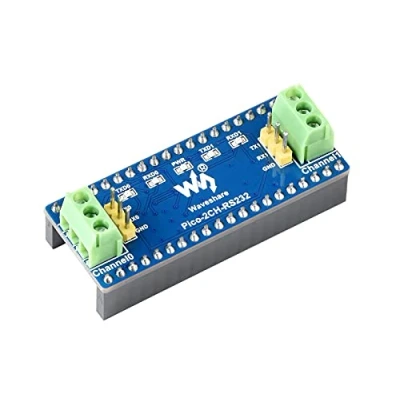 Immagine di 2 Canali RS232 Modulo per Raspberry Pi Pico, UART a Reciproca Conversione Modulo, Incorpora Ricetrasmettitore SP3232EEN, Bus, Velocità di Trasmissione fino 912600bps
