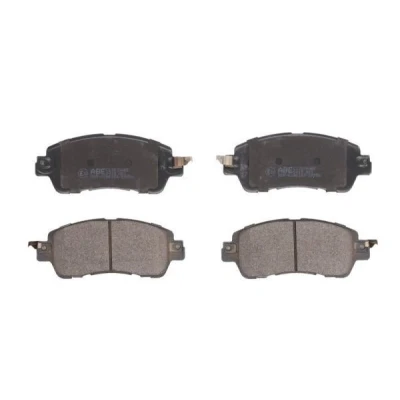 Immagine di ABE C13070ABE Kit pastiglie freno Assale anteriore con segnalatore acustico usura MAZDA: 2 Hatchback