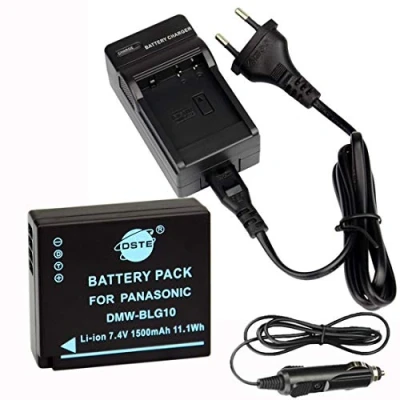 Immagine di DSTE DMW BLG10 BLG10E Ricambio Batteria + DC120E Caricabatteria per Panasonic Lumix DMC GF3 GF5 GF6 GX7 LX100