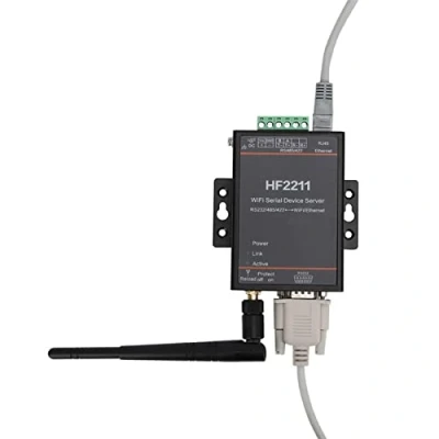 Immagine di Fafeicy Server Seriale HF2211 da Rs232/485/422 a WIFI Ed Ethernet Modulo di Comunicazione Porta Convertitore Rete DTU 5 36VDC