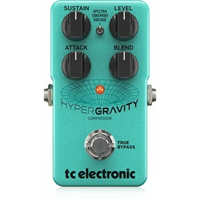 Immagine di TC Electronic HYPERGRAVITY Compressor Rilevante pedale di compressione multibanda con modalità Vintage e TonePrint integrati*