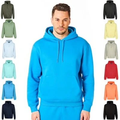 Immagine di RIPT Performance RCSWT763 Uomo con Cappuccio Soft Touch Loungewear Felpa Top, Aster Blu, XL