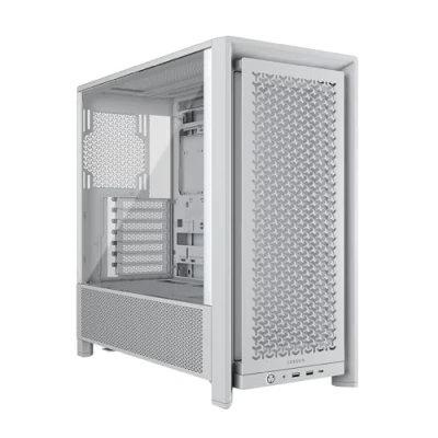 Immagine di CORSAIR FRAME 4000D Modular MidTower ATX PC Case Flusso d&#039;aria elevato, sistema di montaggio ventole InfiniRail™, ASUS BTF, MSI Project Zero, Gigabyte Stealth Bianco