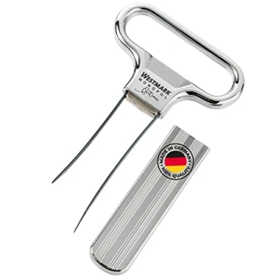 Immagine di Westmark Cava e metti tappi a lame con apribottiglie, Monopol Edition, acciaio/zinco pressofuso, Ah So, cromato, 6285336C