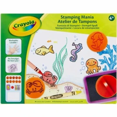 Immagine di CRAYOLA, Set Creativo Fantasia di Stampini, per Disegnare e Colorare con i Timbrini, attività Creativa Idea Regalo, Multicolore, 04 0574