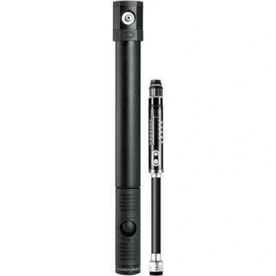 Immagine di Crankbrothers Klic Mini pompa HV con calibro, colore: Nero