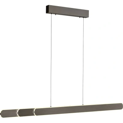 Immagine di Paul Neuhaus Lampada a sospensione Adriana, marrone, lunghezza 160 cm