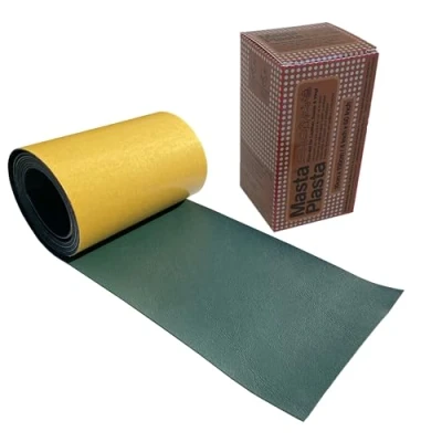 Immagine di Mastaplasta Nastro AUTOADESIVO per riparazioni in pelle. SCEGLI IL COLORE. 150 cm x 10 cm. Ripara buchi e strappi…