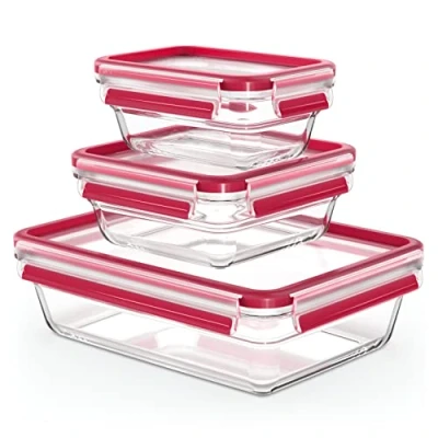Immagine di Emsa SET X3 C e Cristal 0,18/0,45/1,3 L, Blu, L