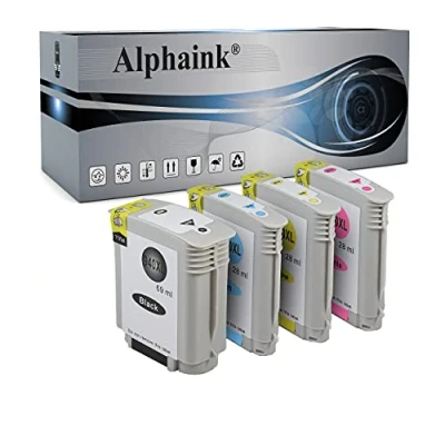 Immagine di alphaink 4 cartucce compatibili con HP 940XL C4906AE C4907AE C4908AE C4909AE per stampanti LaserJet PRO 8000, 8500, 8500A A909, A910, A910A