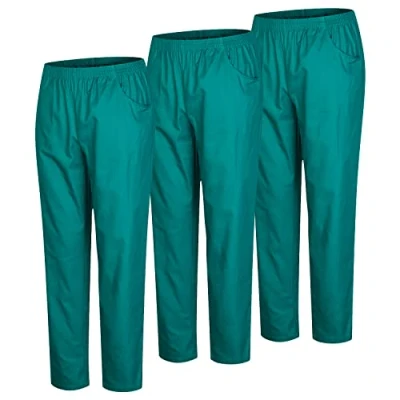 Immagine di MISEMIYA Confezione 3 pz Pantaloni Sanitari Unisex Divise MEDICHE SANITARIE da Lavoro RIF. 8312 * Small, Verde 21