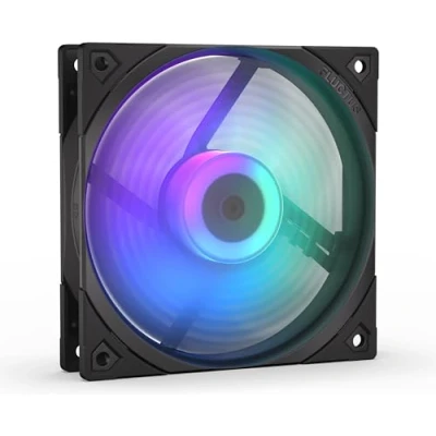 Immagine di endorfy Fluctus 120 PWM ARGB Ventola per PC case Nero (L x A P) 25 mm incl. Illuminazione LED