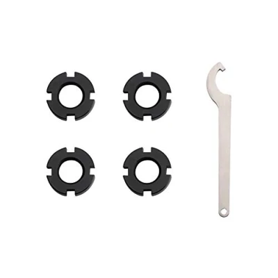 Immagine di New Direction Tackle Dado orientabile universale per morso, 4 pezzi, colore: Nero