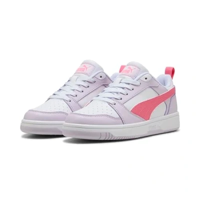Immagine di PUMA Rebound V6 Lo JR, Scarpe da Ginnastica, Lilac Frost Magic Rose White, 37 EU