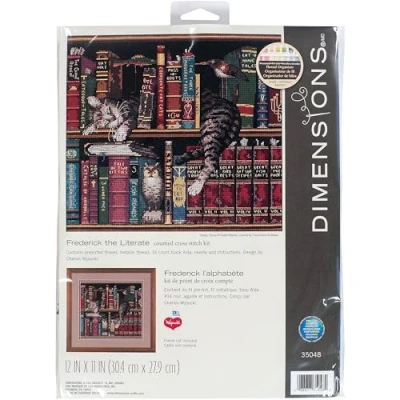 Immagine di Dimensions, Set per punto croce a schema numerato, Nero (schwarz)