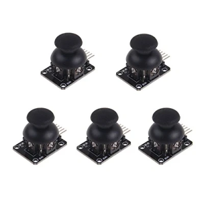 Immagine di ARCELI 5PCS PS2 Joystick XY Dual Axis Breakout Module per Arduino