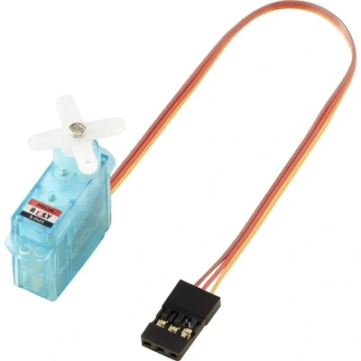 Immagine di Reely Micro Servo S 0403 analogico Materiale trasmissione: Plastica Sistema innesto: JR