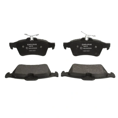 Immagine di DELPHI LP1958 Kit pastiglie freno Non predisposto per contatto segnalazione usura con lamierino anticigolío senza accessori FORD: Focus 2