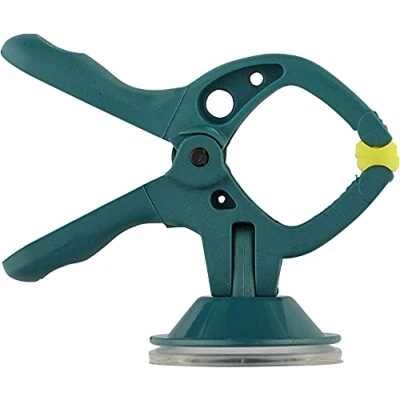 Immagine di wolfcraft 4 morsetti a molla MINI 20 con ventosa I 3663000 L&#039;aiuto pratico ideale per lavori in casa, hobby e progetti fai da te