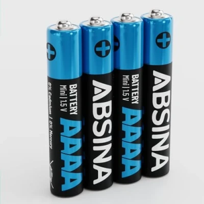 Immagine di ABSINA 4x pile AAAA per Surface Pen, penna Tablet e molto altro Batteria 1,5V Alcalina Batterie LR61 E96 Pila AAAA, batteria, computer, stilo