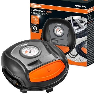 Immagine di OSRAM TYREinflate 200 OTI200 Compressore d&#039;aria 6,9 con alimentazione da accendisigari, portatile