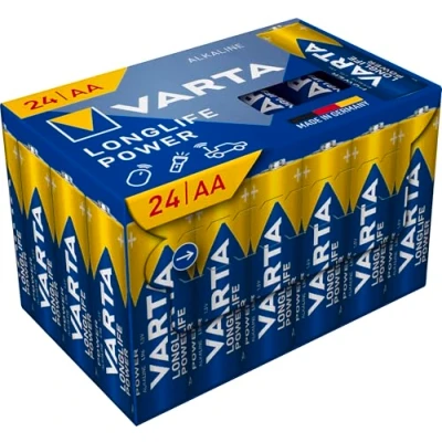 Immagine di Varta Var Long Pow Cube AA 24x (24 pz., AA, 2960 mAh), Batterie