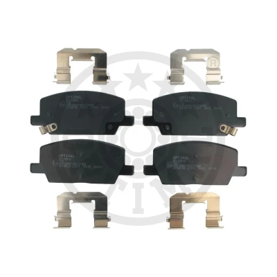Immagine di OPTIMAL Kit pastiglie freno Assale anteriore con segnalatore acustico usura accessori BP 12813 OPEL: Mokka / X