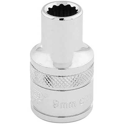 Immagine di Draper 33089 Chiave a bussola quadrata da 1/2&quot; 12 punte, 9 mm, blu