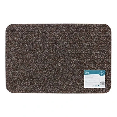 Immagine di JVL Delta Zerbino leggero a coste, per interni, 40 x 60 cm, colore: Marrone